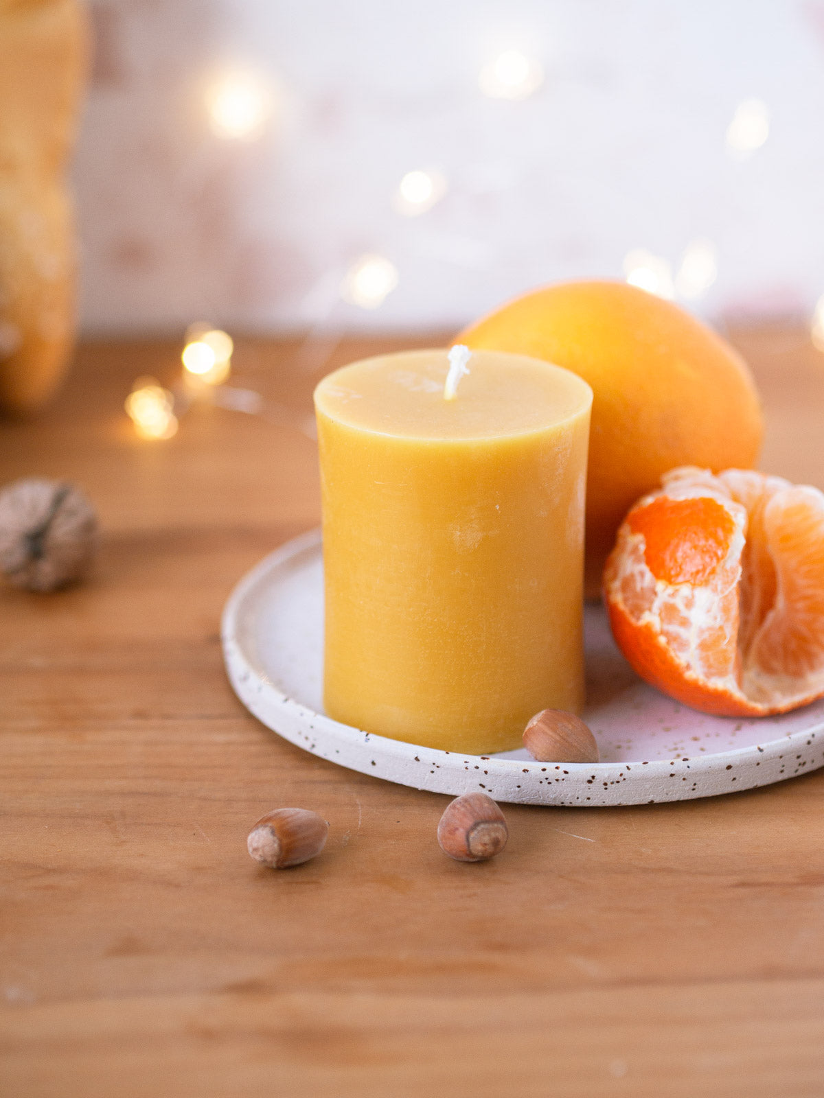 Bienenwachskerze