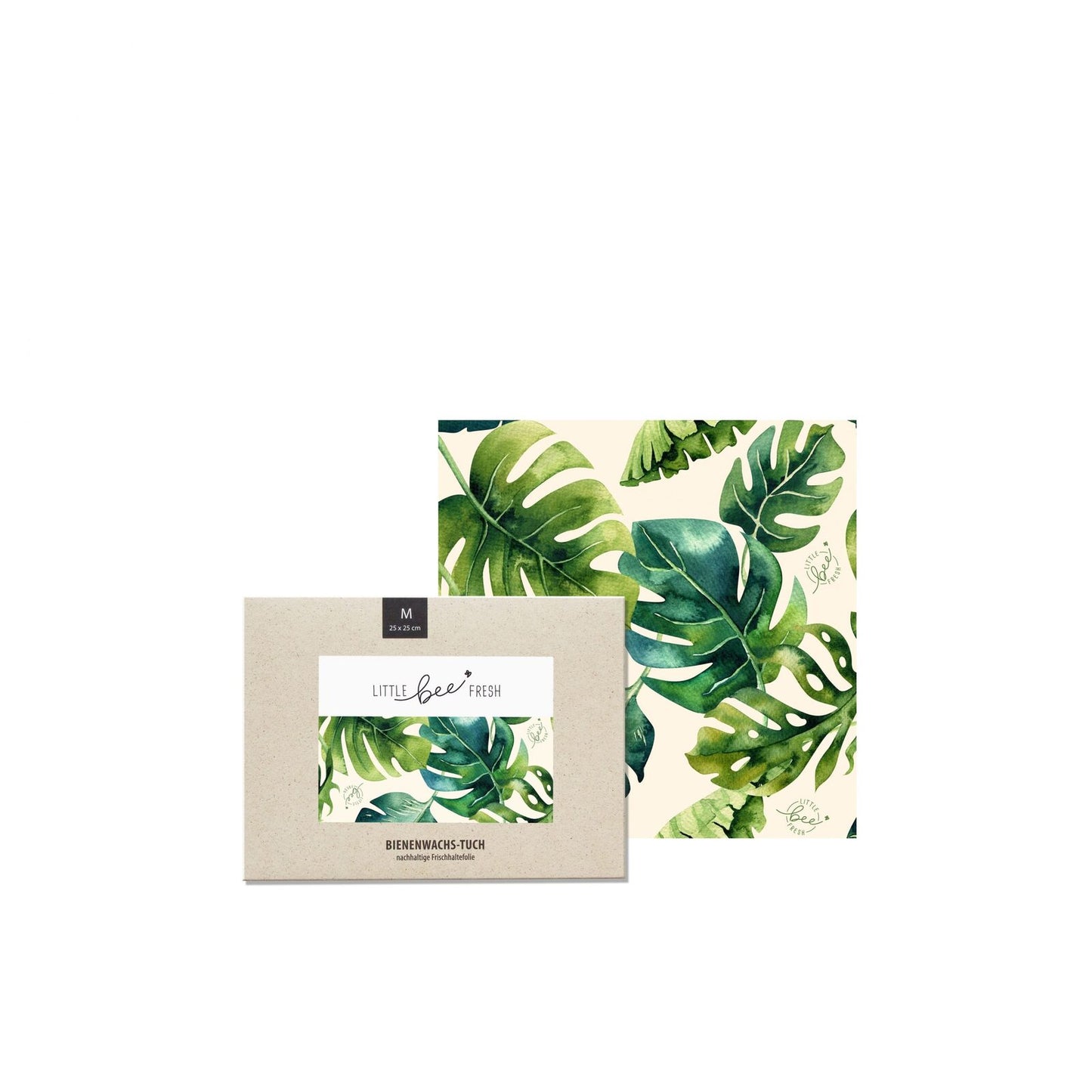 Mittleres Bienenwachstuch M Jungle grün