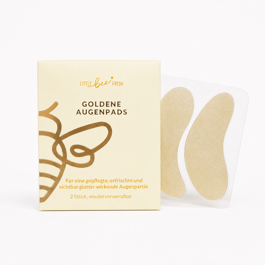 Goldene Augenpads | 2 Stück – wiederverwendbar