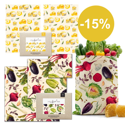 Spar-Set - Länger frisches Obst, Gemüse & Käse