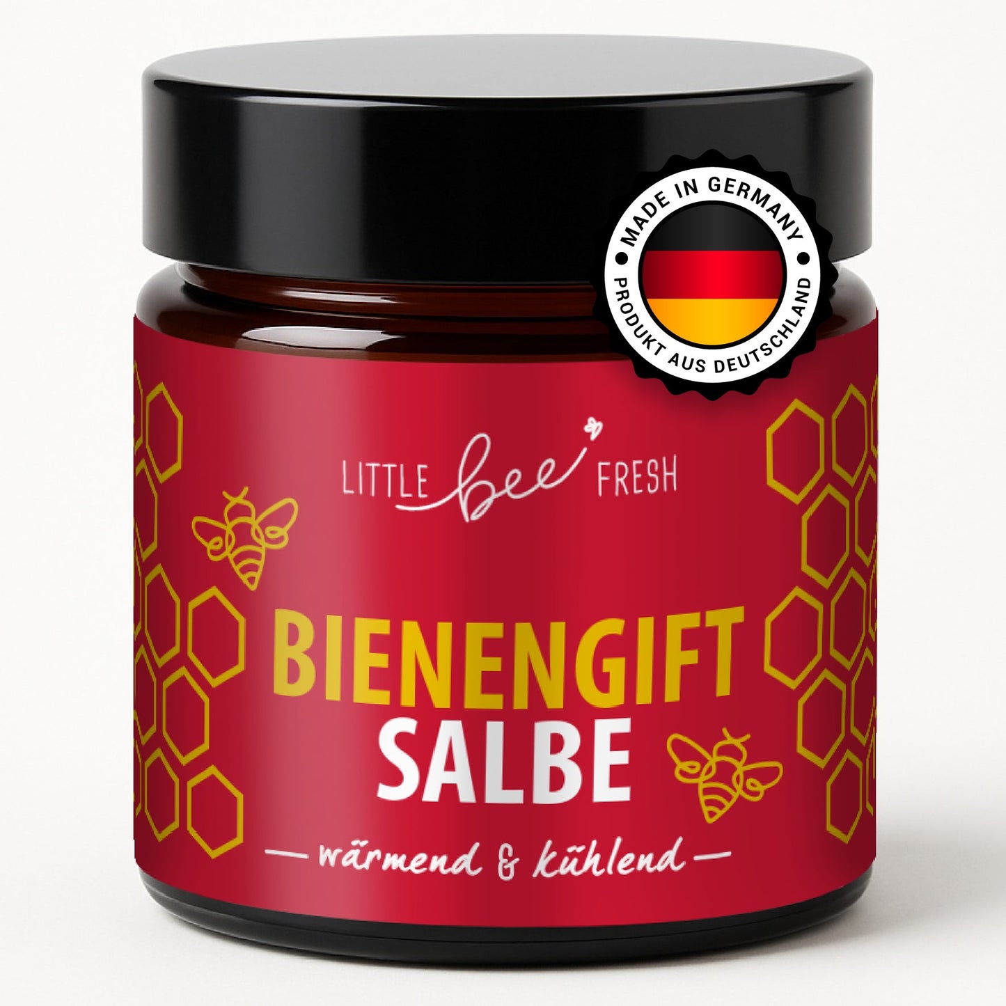 1-Monatsvorrat: 1x Bienengiftsalbe wärmend & kühlend