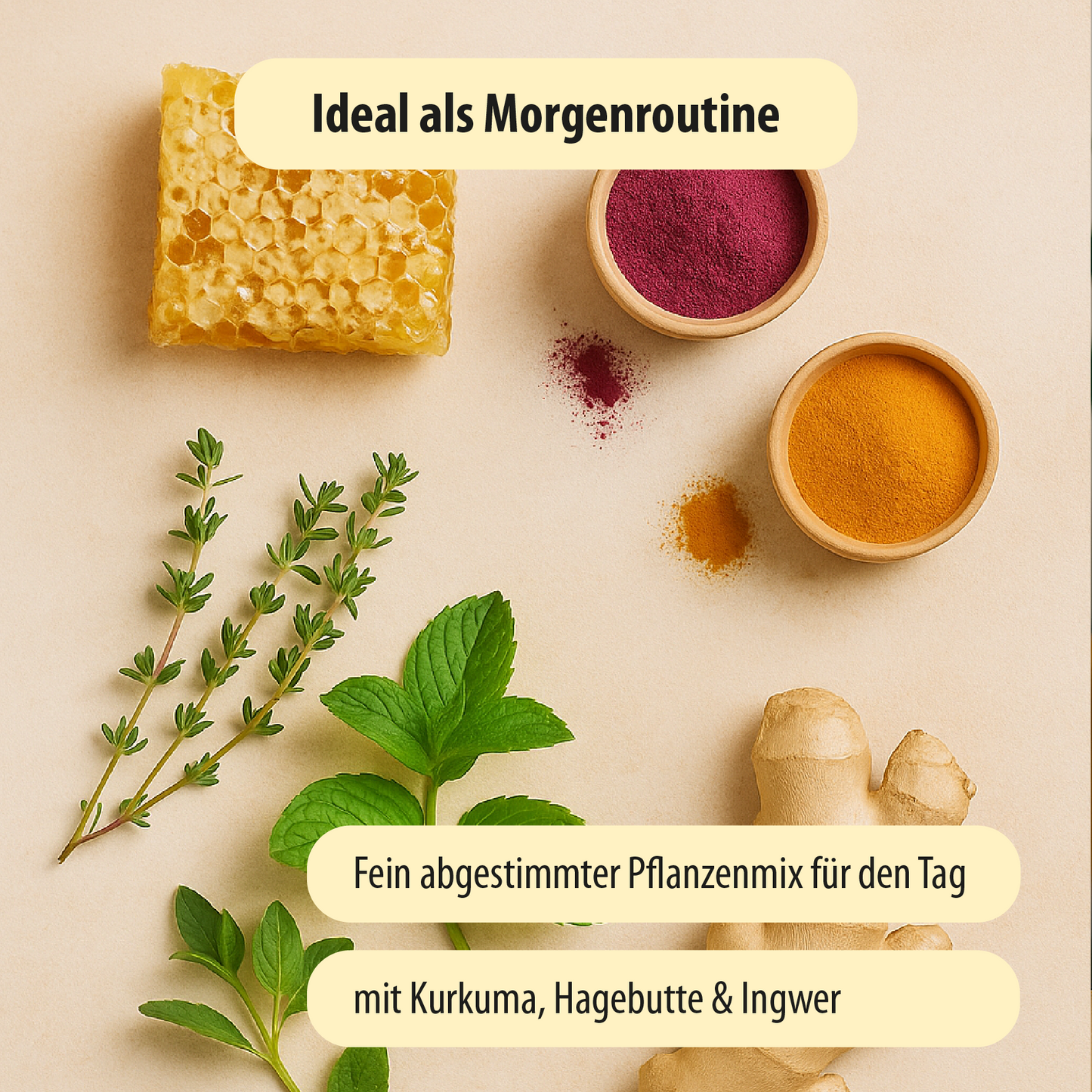 Oxymel Power – mit Kurkuma, Ingwer und Hagebutte