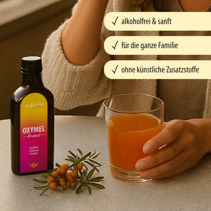 Oxymel Protect – mit Sanddorn, Echinacea & Propolis