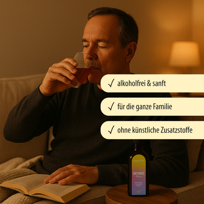 Oxymel Relax – mit Wildheidelbeere, Ashwagandha & Baldrian