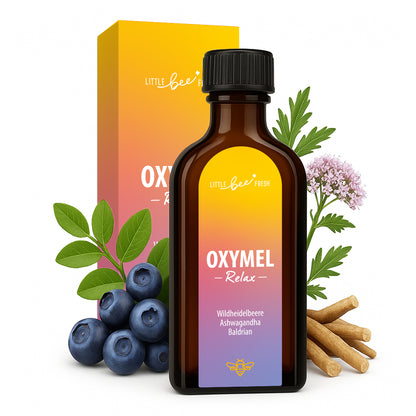 Oxymel Relax – mit Wildheidelbeere, Ashwagandha & Baldrian