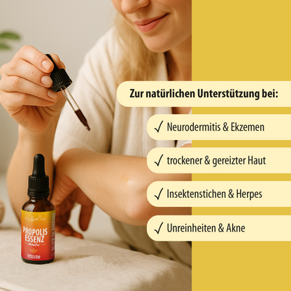 Propolis Essenz - alkoholfrei | natürliche Pflege aus dem Bienenstock