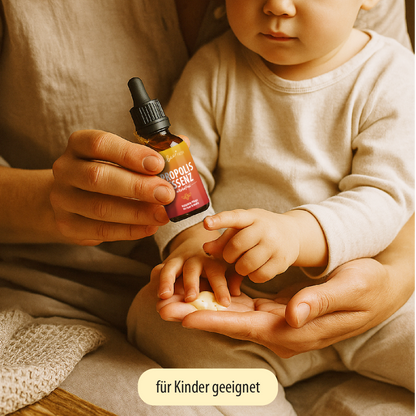 Propolis Essenz - alkoholfrei | natürliche Pflege aus dem Bienenstock